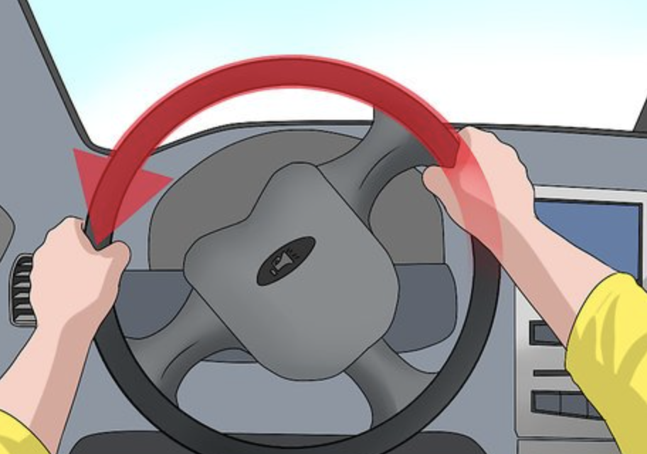 Graphic of person driving car representing New Jersey Defensive Driving