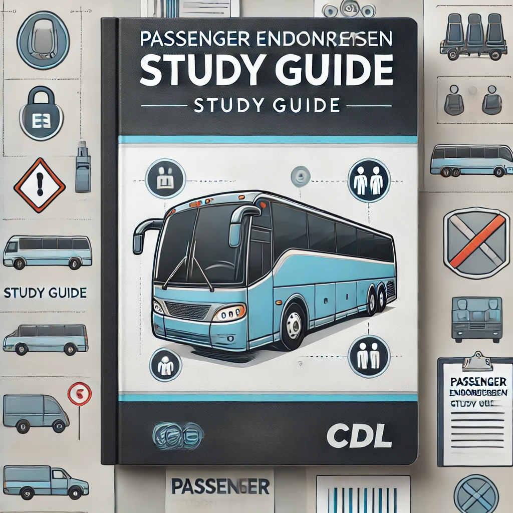 Graphic of person driving car representing Passenger ELDT Study Guide