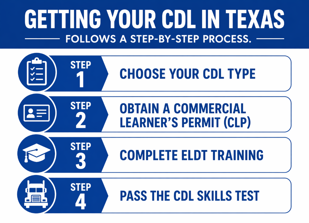 How to Get a CDL in Texas – Complete Training Guide