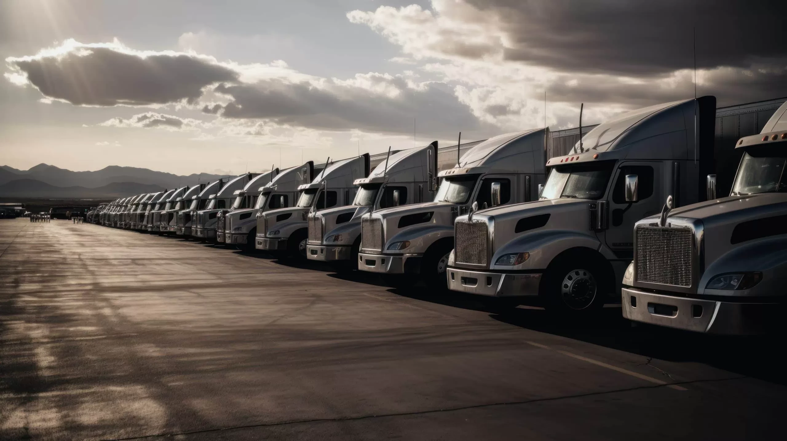 A commercial truck on the highway symbolizing CDL training success with Get Drivers Ed"