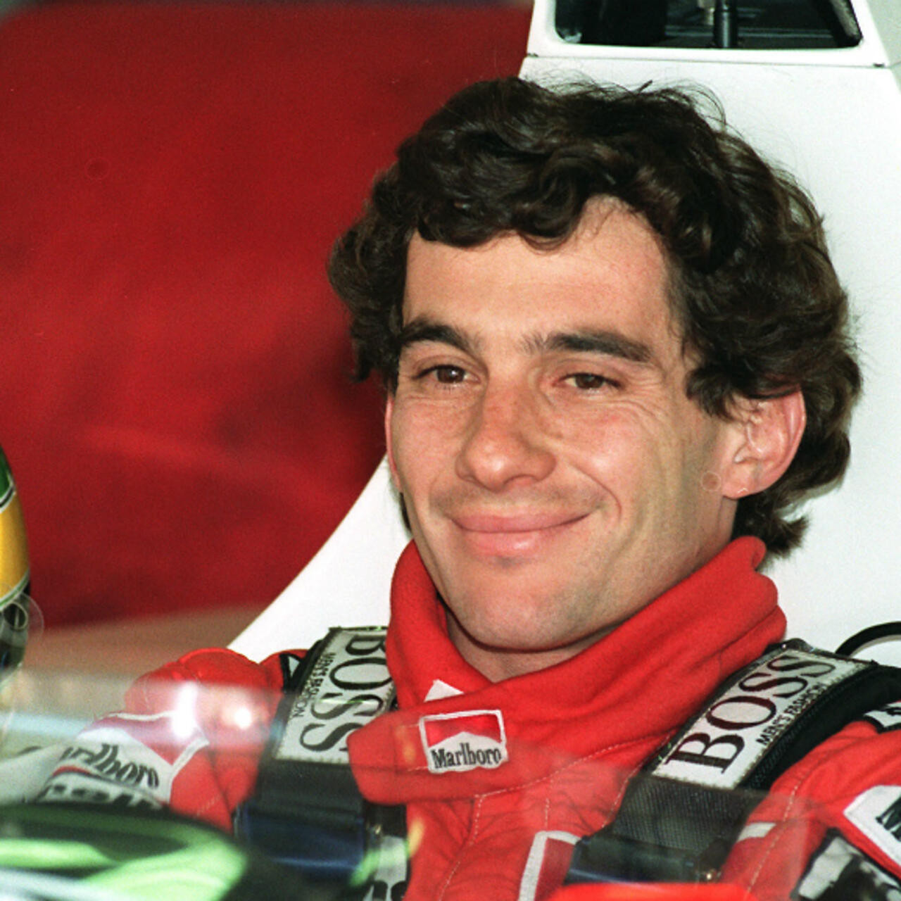 Driver harnessing the focus and skill of Ayrton Senna, presented by Get Drivers Ed.