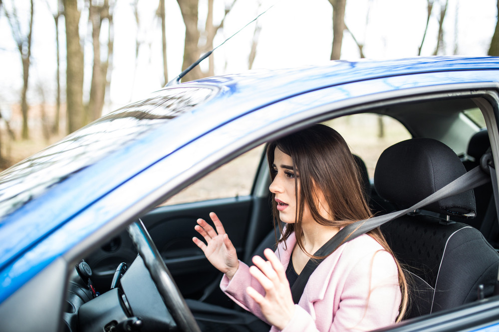 Person practicing driving with an instructor from Get Drivers Ed to overcome fear of driving