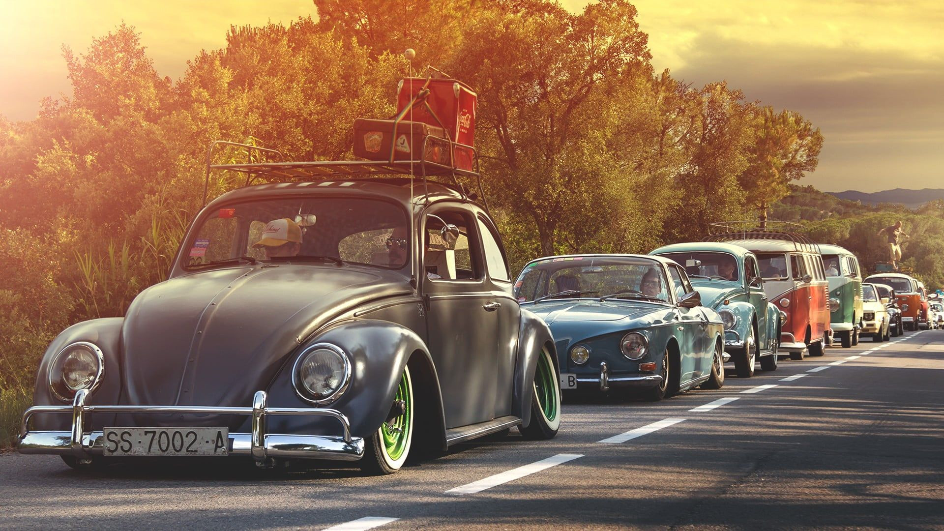 Classic Volkswagen Beetle on Display