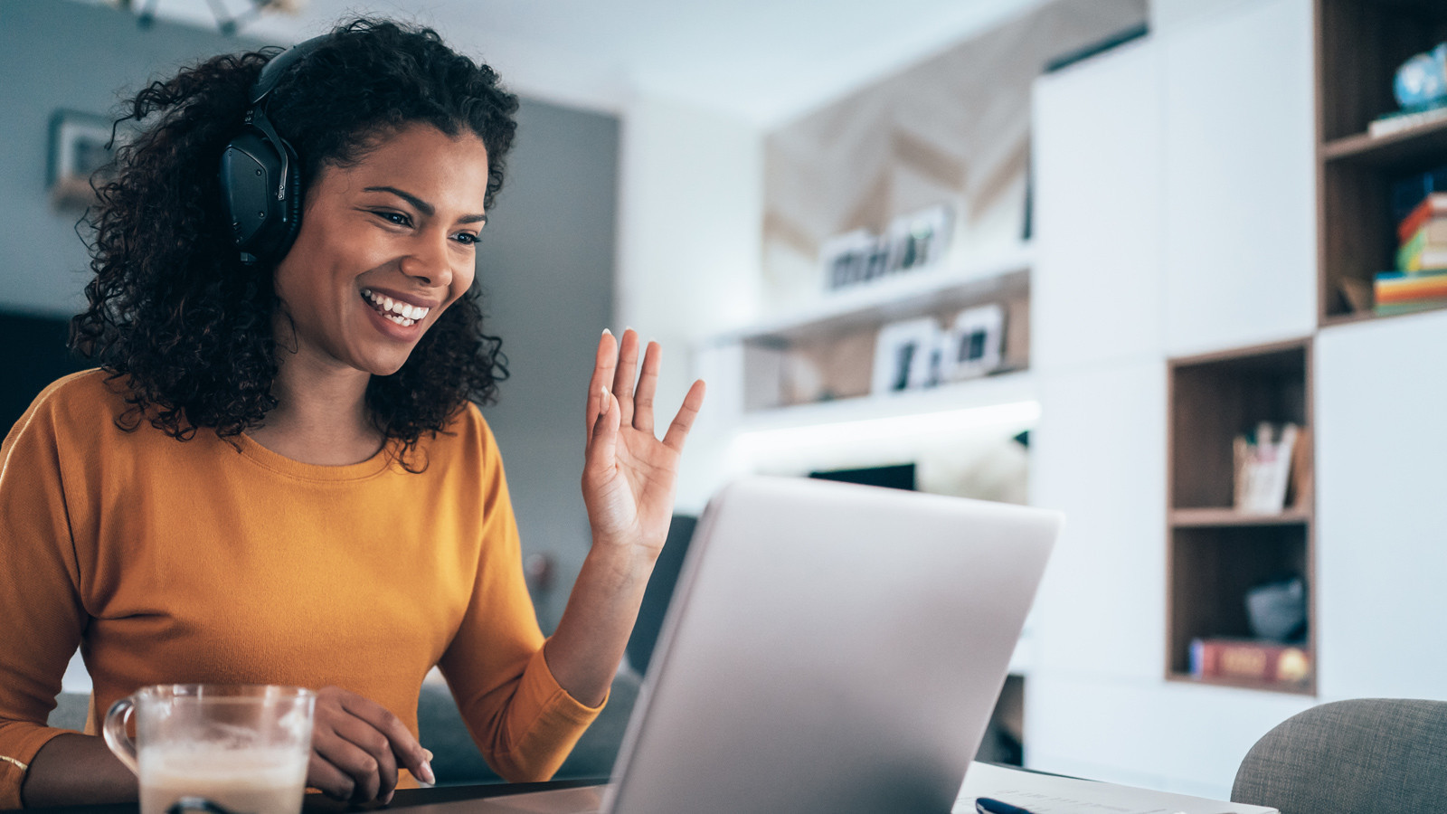 Adult Student Engaged in Get Drivers Ed's Online Course, Learning to Drive Safely in Texas