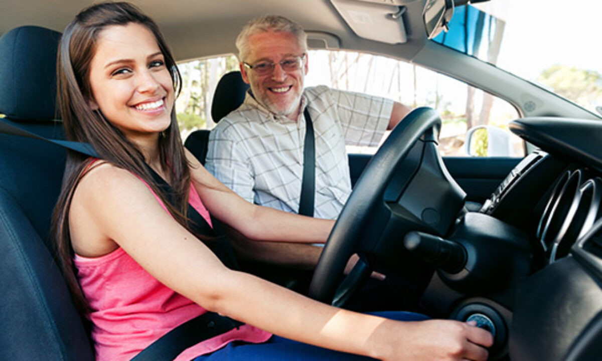 An adult learner practicing driving maneuvers with a Get Drivers Ed instructor, gaining confidence behind the wheel.