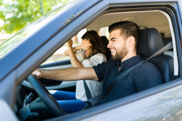 A teen driver practicing safe driving skills with guidance from Get Drivers Ed, learning how to avoid common mistakes on the road.