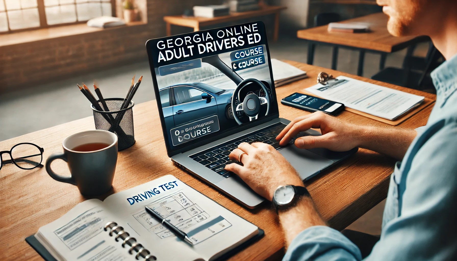 Georgia adult drivers ed, online drivers ed Georgia, safe driving Georgia, defensive driving, adult driving course, driving test prep