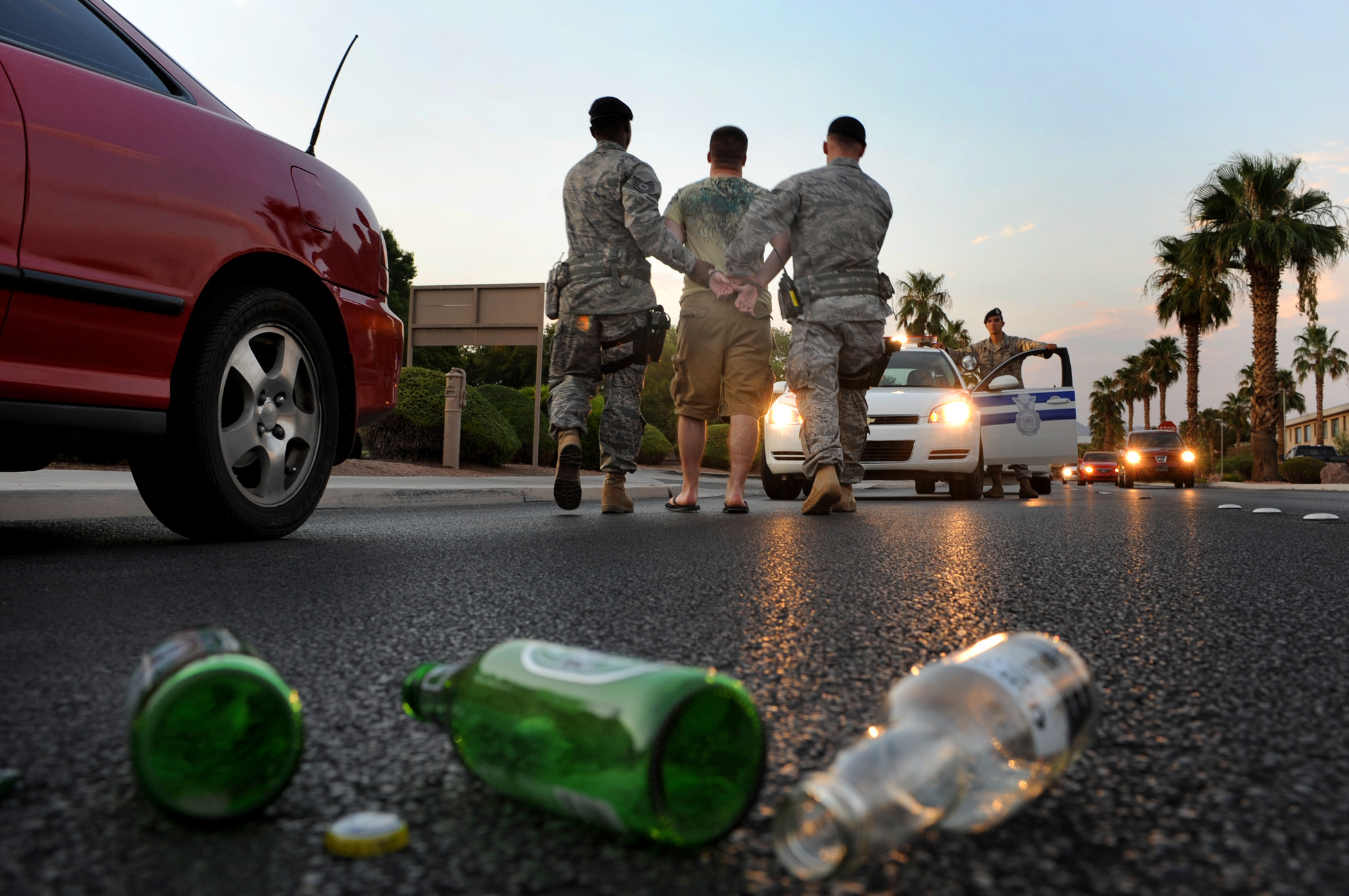 Driver reflecting on the dangers of DUI, educated through Get Drivers Ed's prevention courses.