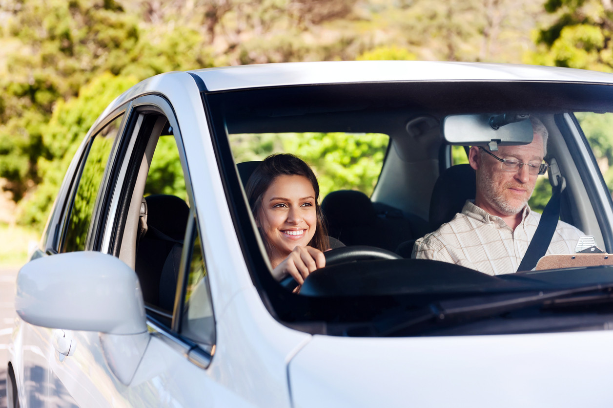 Adult learner studying online driving course with Get Drivers Ed