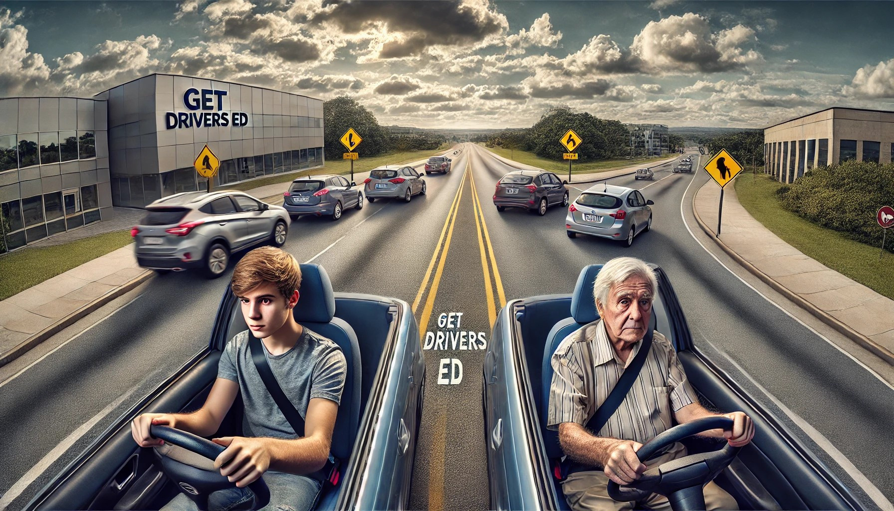 Teen and elderly drivers are most at risk on the road - Get Drivers Ed offers safety solutions