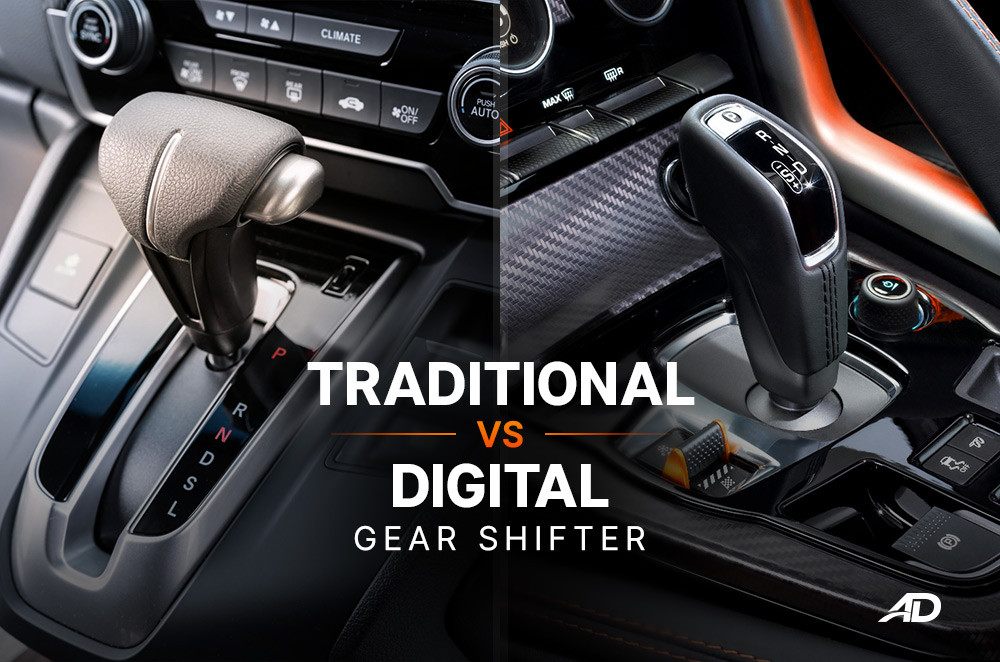 Manual and Automatic Gear Shifts Side by Side