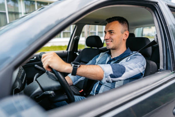 "Student learning safe driving techniques with Get Drivers Ed instructor"