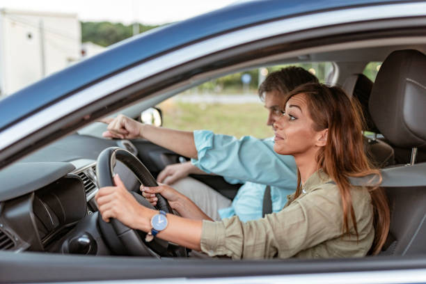 "Student practicing defensive driving techniques with Get Drivers Ed instructor"