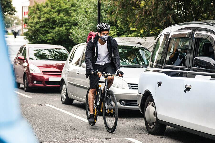 Car and Bicycle Safely Sharing the Road