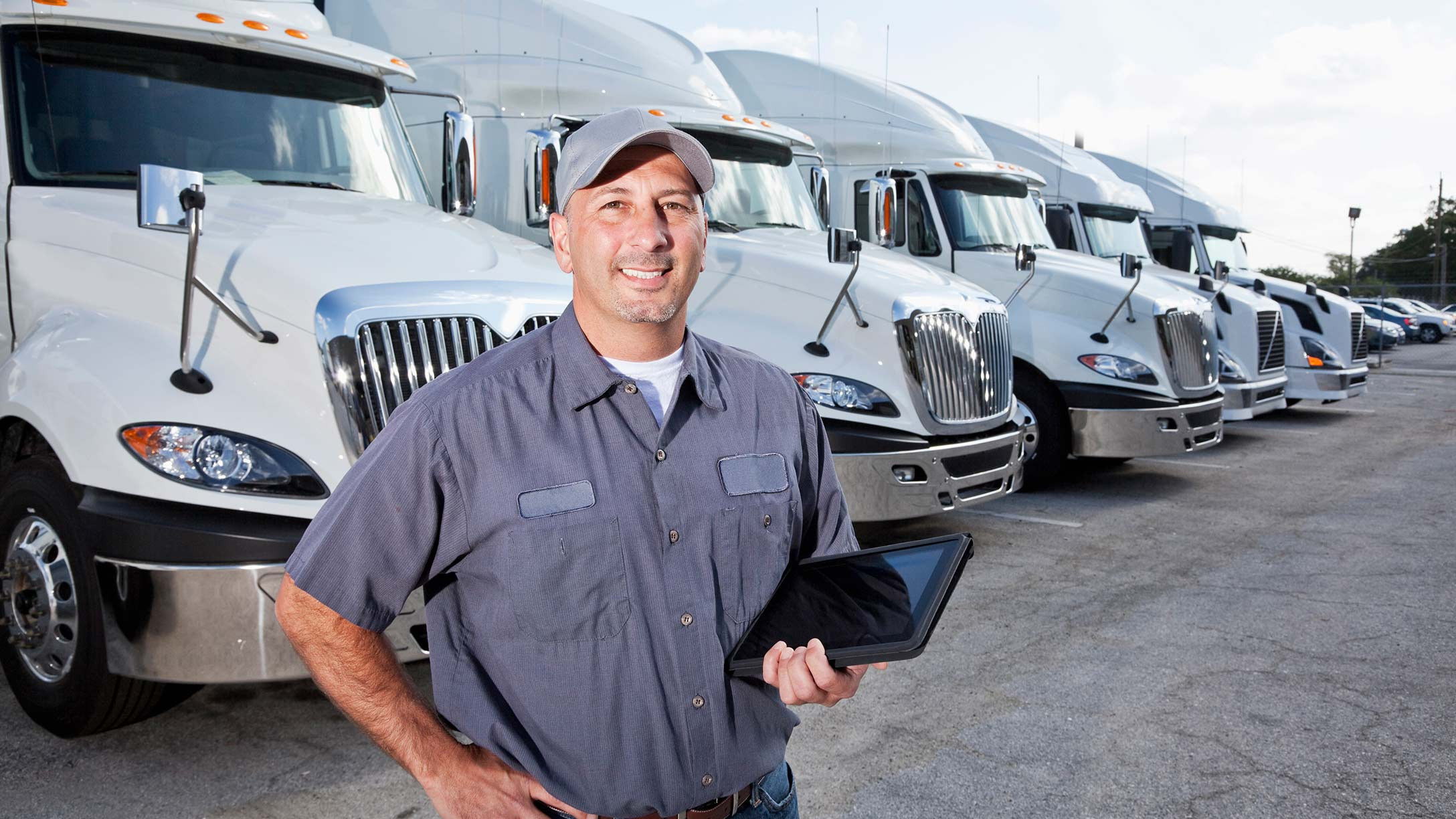 Student Behind the Wheel in Get Drivers Ed CDL Training Program, Preparing for Success in the Transportation Industry