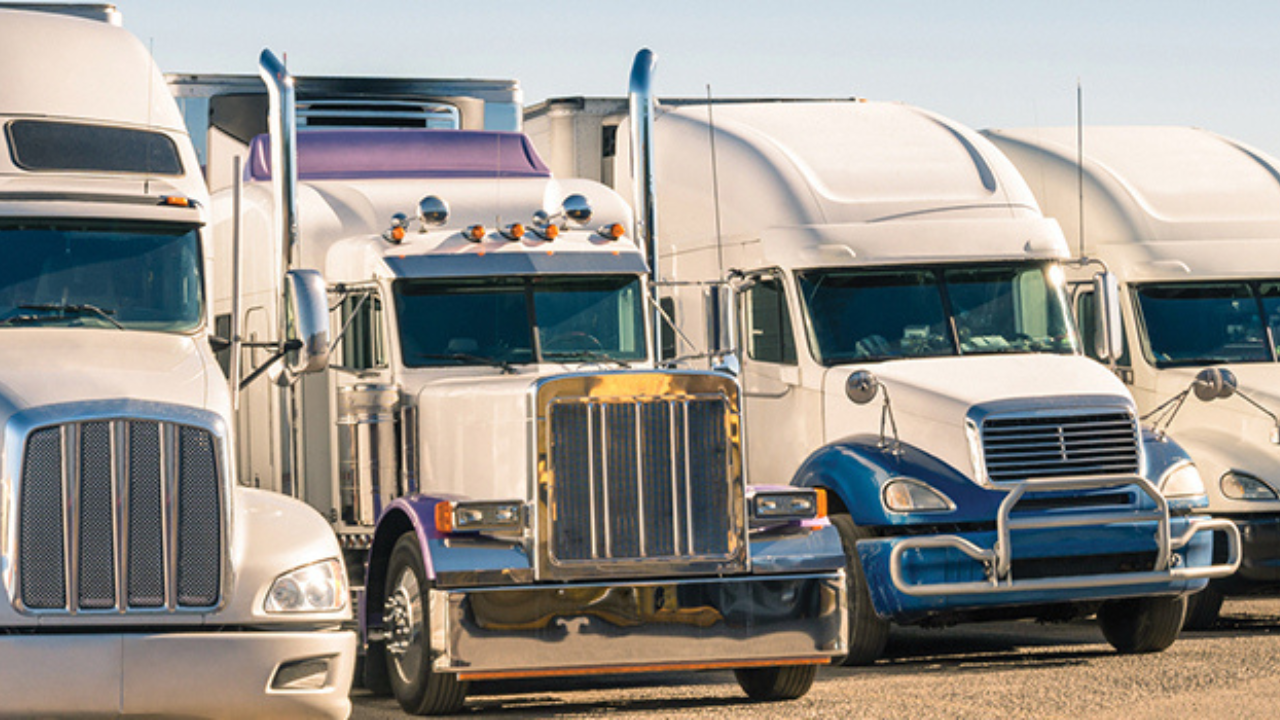 "Image of a professional instructor from Get Drivers Ed discussing CDL options with a student, highlighting different truck models."