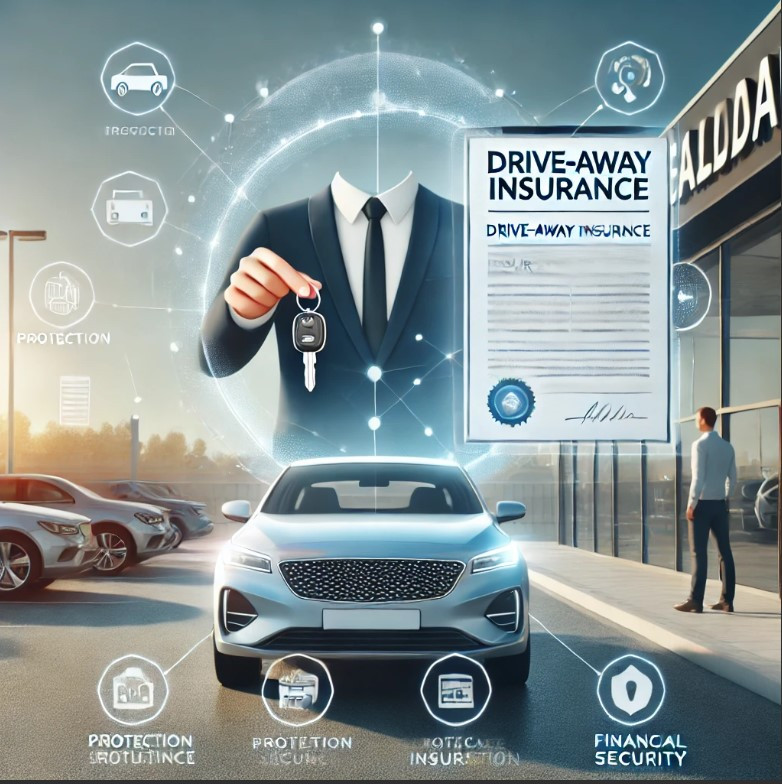 Car keys and insurance documents on a table, highlighting the importance of drive-away insurance when purchasing a vehicle