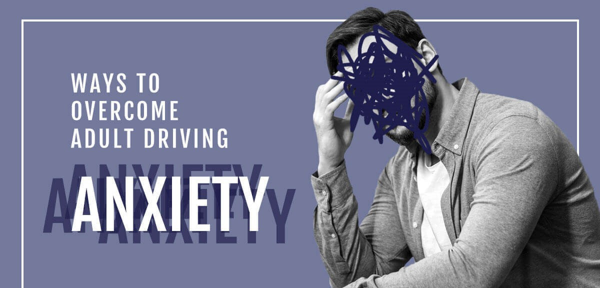 Confident Adult Learner Driving with Get Drivers Ed's Guidance on Overcoming Anxiety