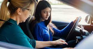 Teen Student Practicing Driving With Get Drivers Ed, Gaining Confidence and Skills on the Road