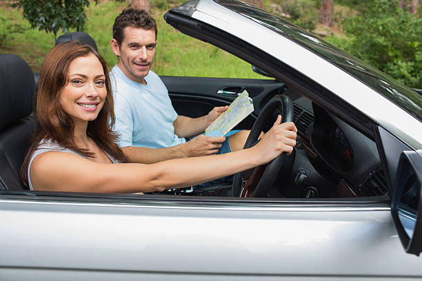 "Driver practicing safe driving with a focus on physical and mental health through Get Drivers Ed"