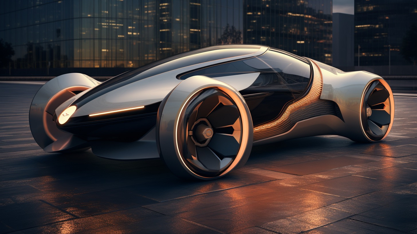 Futuristic Electric Vehicle Concept