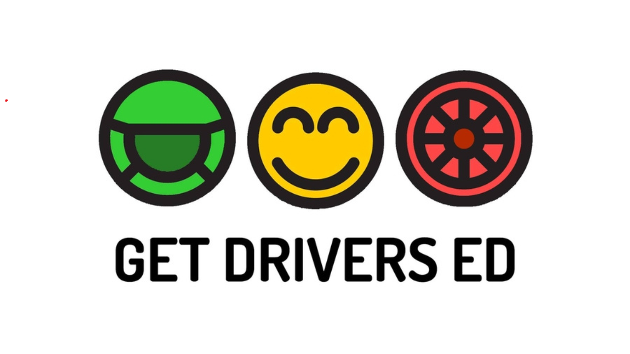 "Get Drivers Ed logo with certification badge"