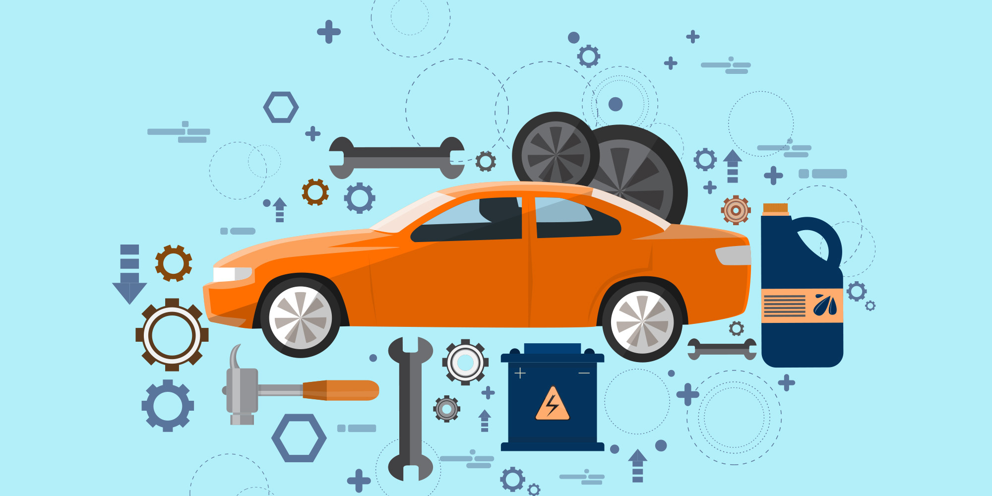 An informative visual guide on regular car maintenance, emphasizing safety and efficiency, featured in Get Drivers Ed's educational blog.