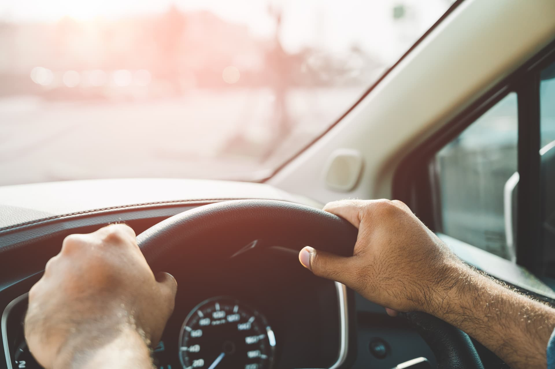 Confident driver navigating the roads, empowered by Get Drivers Ed training.